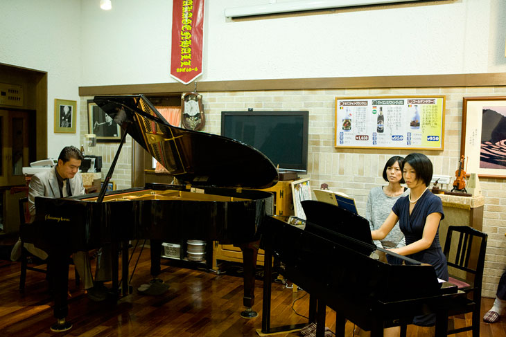 <span>Piano Rakugo concert</span> 2015/10/08 the Piano Concerto No.1(Tchaikovsky) by 2 pianos